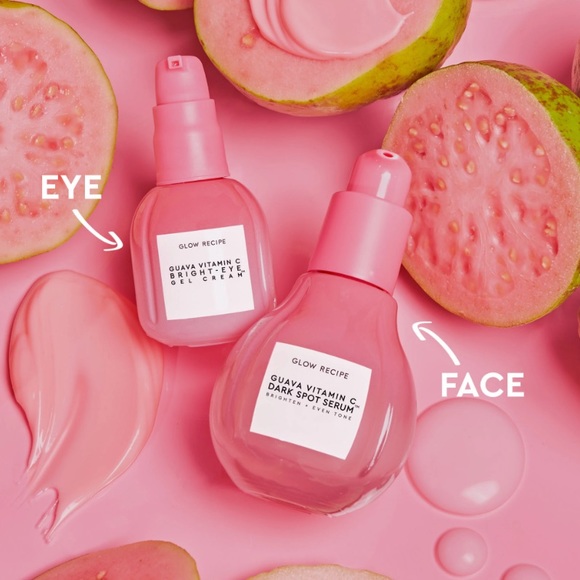 • New • Glow Recipe Bright Eye Gel Cream Guava Vitamin C 15 ml Host Pick! Fave! - Picture 2 of 16